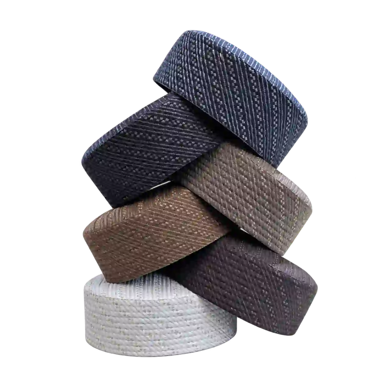 Nizami Collection Riwayat Koofi Cap NC-RK-92 in multiple colors including blue, black, grey, brown and white