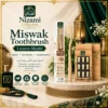 Nizami Collection Miswak Toothbrush Luxury Model with wooden toothbrush, replacement heads and eco-friendly packaging